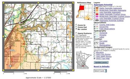 County/Regional Geology Data: Minnesota